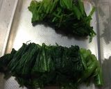 優しいお味♡ほうれん草と菊菜のごま和え作り方5写真