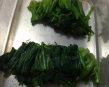 優しいお味♡ほうれん草と菊菜のごま和え作り方5写真