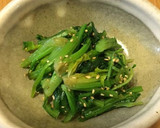 優しいお味♡ほうれん草と菊菜のごま和え作り方8写真