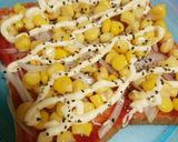 簡単朝食♪マヨコーントースト作り方1写真