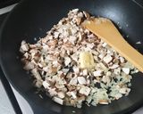 マッシュルーム入りハッシュドポテト作り方2写真
