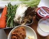 サバの水煮缶で石狩鍋　バター風味作り方1写真