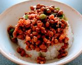 鮭フレーク納豆でごはんですよ☝朝食おかず作り方4写真