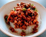 鮭フレーク納豆でごはんですよ☝朝食おかず作り方4写真