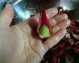 幸せ♪ローゼルジャム♪作り方1写真
