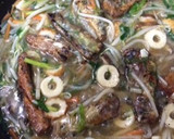 さんま蒲焼缶のもやしあんかけ作り方5写真