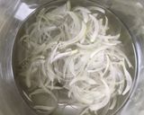 山わさびの醤油漬けのせ和風冷製パスタ作り方1写真