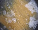 山わさびの醤油漬けのせ和風冷製パスタ作り方2写真
