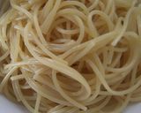 山わさびの醤油漬けのせ和風冷製パスタ作り方3写真