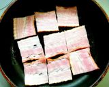 ポテトとベーコンのコーンクリームスパ☺作り方1写真