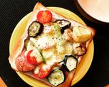 つめて焼くだけ♪ぎゅうぎゅう焼きトースト作り方5写真