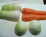 手羽元と根菜とこんにゃくの八角醤油煮作り方3写真