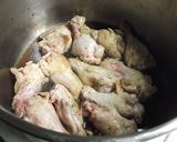 手羽元と根菜とこんにゃくの八角醤油煮作り方6写真