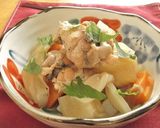 手羽元と根菜とこんにゃくの八角醤油煮作り方14写真