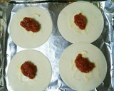 簡単！柿ジャムと餃子の皮で柿パイ風おやつ作り方2写真