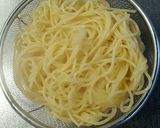 鶏トマト煮込みの至高のパスタ作り方1写真