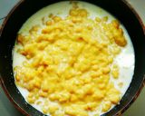 ポテトとベーコンのコーンクリームスパ☺作り方3写真