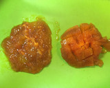 熟してしまった柿の焼きドーナツ！作り方1写真