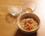 甘酒&生姜入り!あったか豚汁作り方6写真