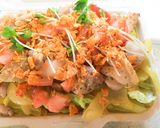 チキンオーバーライス風プレート作り方6写真
