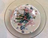 簡単 野菜のゴマ豆腐和え作り方3写真