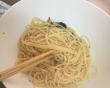 簡単！海苔の佃煮パスタ作り方3写真