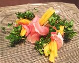 柿の花束サラダ作り方3写真