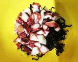タコとベビーリフのサラダ 10分作り方4写真