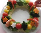 クリスマスサラダ♥すみっコぐらしデコご飯作り方8写真
