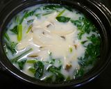 簡単！美肌鍋☆はんぺんほうれん草チーズ鍋作り方7写真