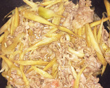 時短★牛肉とごぼうの卵とじ♪作り方5写真