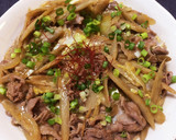 時短★牛肉とごぼうの卵とじ♪作り方7写真
