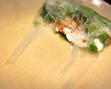 ノルウェーサーモン生春巻き♪作り方4写真