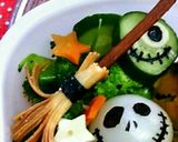 キャラ弁☆賑やかなハロウィン弁当♪作り方1写真