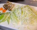 繊維やわらか☆せん切りキャベツ鍋！作り方1写真