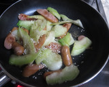 青梗菜とウインナーの中華炒め作り方16写真