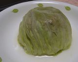 一人に一つずつキャベツとひき肉の重ね蒸し作り方6写真