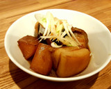 スキレットで簡単角煮大根♪作り方6写真