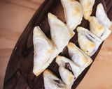 簡単おやつ♡三角チョコパイ&アップルパイ作り方8写真