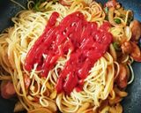 休日のお昼の定番！子供用ナポリタン♪作り方14写真