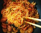 休日のお昼の定番！子供用ナポリタン♪作り方15写真