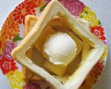ハニ—トーストdeカフェオレ風味作り方10写真