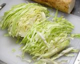 刺身とタコの薬膳お好み焼き作り方3写真