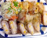 簡単な蓮根の間にチーズを挟んで豚肉包み作り方4写真
