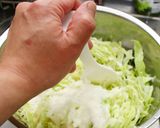 刺身とタコの薬膳お好み焼き作り方5写真