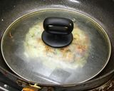 刺身とタコの薬膳お好み焼き作り方8写真