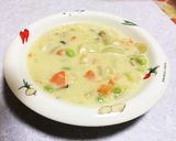 シチュー。豆乳 、オリーブオイル 、海老作り方17写真