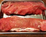 ヘルシーレシピ☆しっとりやわらか豚ヒレ肉作り方1写真