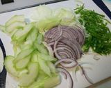 トマトと千切り野菜のさっぱりマリネサラダ作り方1写真