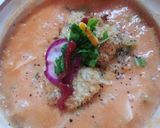 豆乳トマト粥（血管ダイエット食1017）作り方2写真